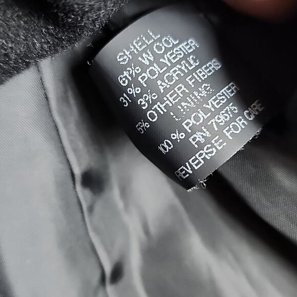 Ann Klein Wool Pea Coat Blazer Small Jacket - Picture 5 of 6